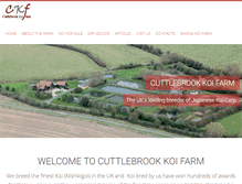 Tablet Screenshot of cuttlebrookkoifarm.co.uk